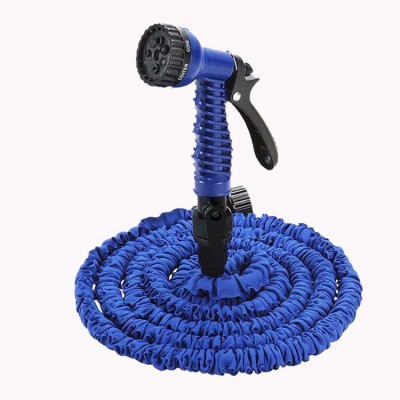 Blue Hose Pipe Garden Hose Deluxe 100FT Expandable Flexible Garden Water Hose With Spray Nozzle